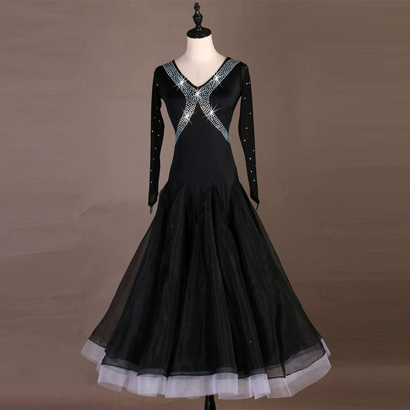 Ballroom Dance Dresses Performing Dresses for the Waltz Ballroom Dance Contest - Moderndancedress.com