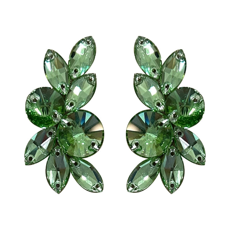 Rhinestones Dance  Earrings for Women  Modern Latin Ballroom Tango Salsa Dance Competition Ear Accessories