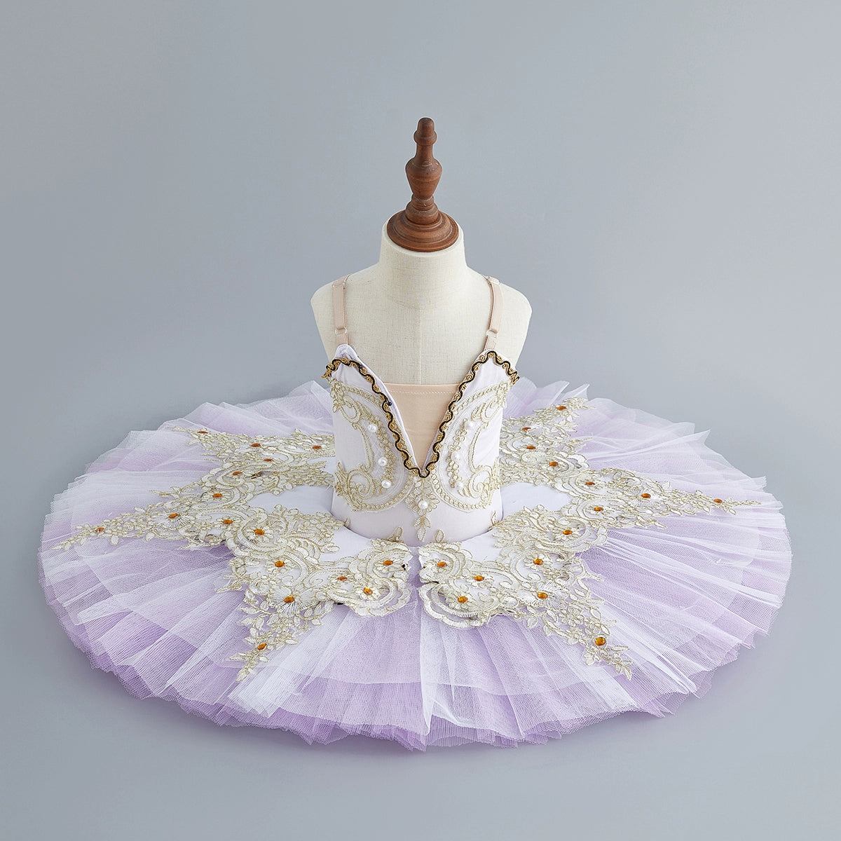 Children Green pink ballet dance dress kids ballerina tutu skirts sleeping beauty girls performance clothes Swan Lake flat tutu - Moderndancedress.com