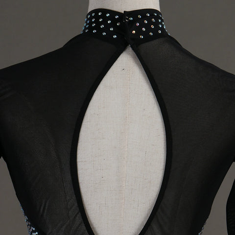 Latin Dance Dresses Latin Dance Competition Dresses / Rhinestones High Dress - Moderndancedress.com