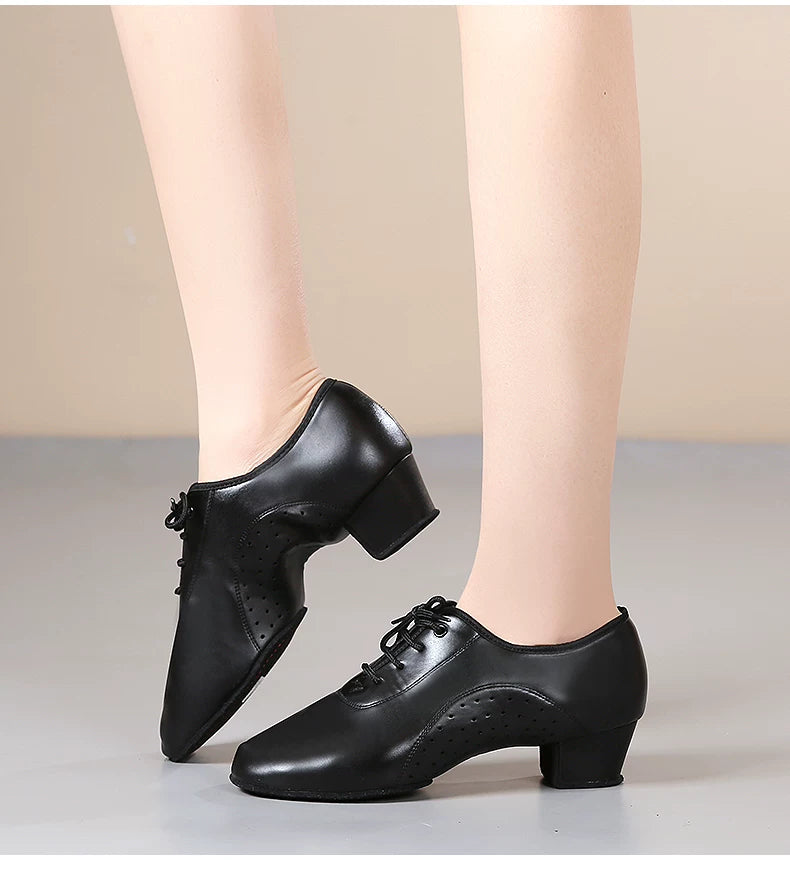 Black Boys Latin Shoes Kids Latin Dance Shoes Modern Dance Shoes