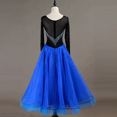 Ballroom Dance Dresses Multicolor Selection of Advanced Diamond Mosaic Dresses - Moderndancedress.com