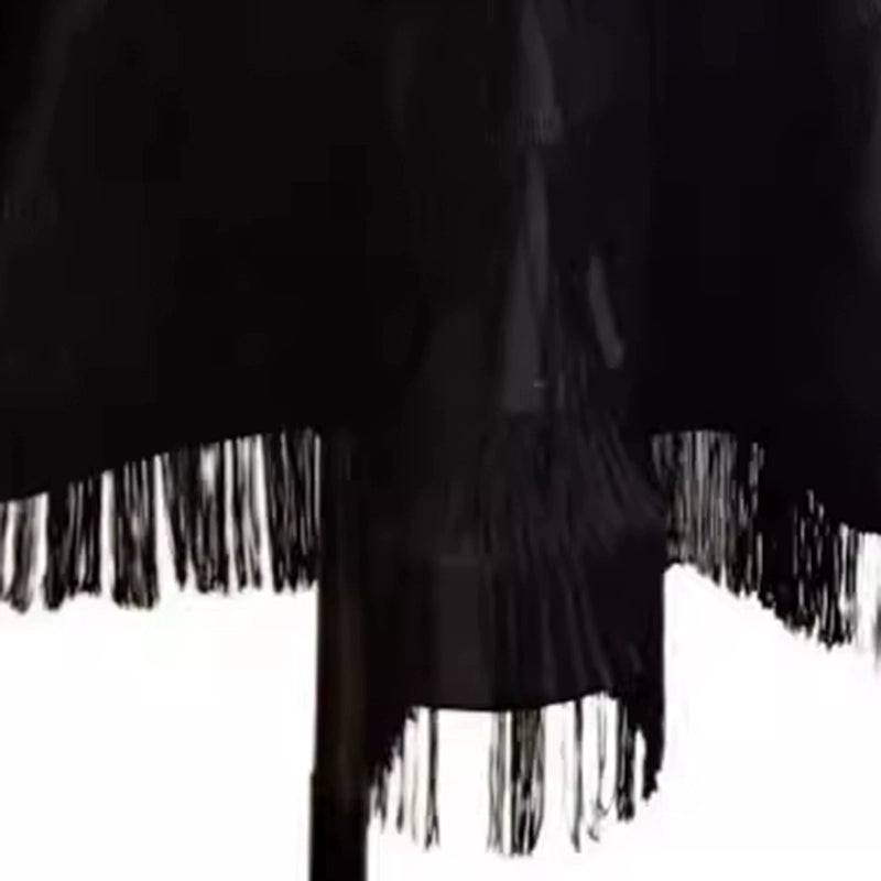 Women Halter Neck Fringe Latin Dance Dresses Girls Backless Salsa Rumba Chacha Performance Costumes for Female - Moderndancedress.com