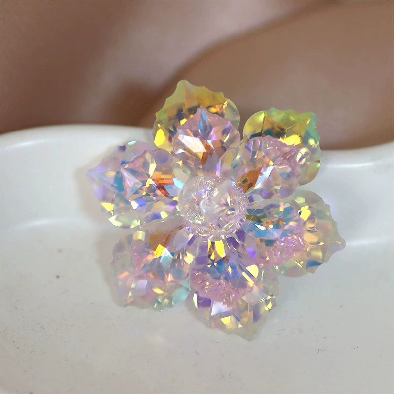 DIY dance clothes headdress bling gemstones flowers bling rhinestone for bag shoes  wedding party clothes jewelry accessories size 5cm - Moderndancedress.com