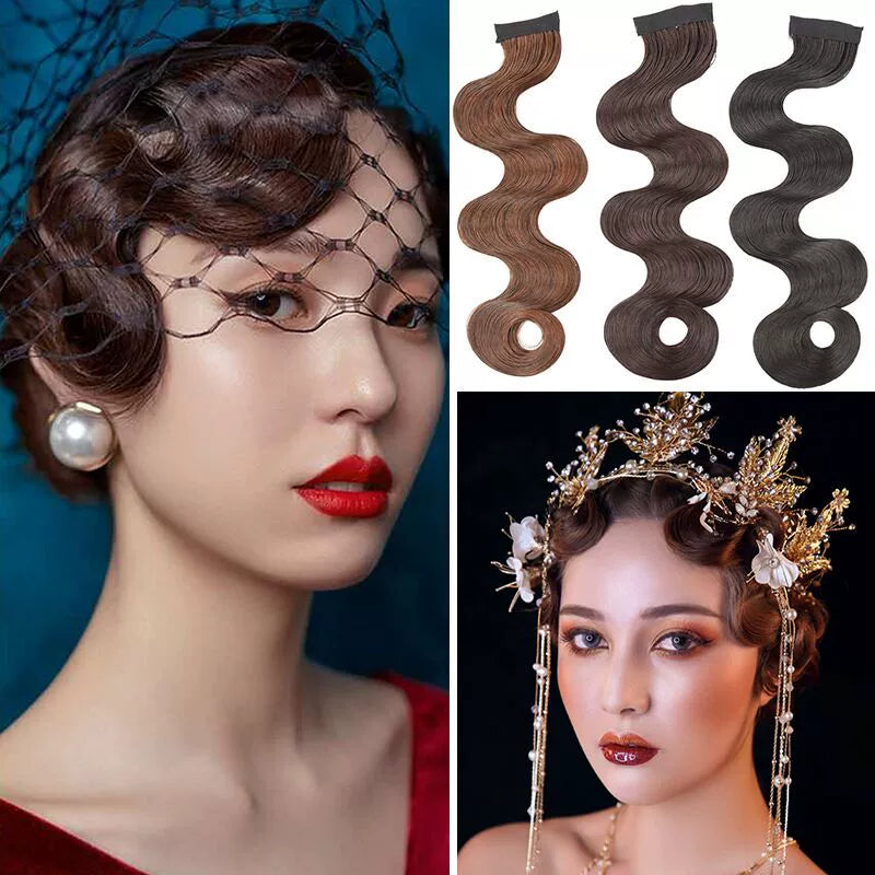 Competition ballroom latin Dance Wig headdress headpiece Qipao chinese meeting dress Wig Bangs Children Adult  Accessories - Moderndancedress.com
