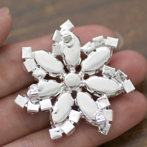 DIY stained glass rhinestone corsage for dance headdress party dress performance shoes hats bags decorations jewelry accessories 4.5cm - Moderndancedress.com