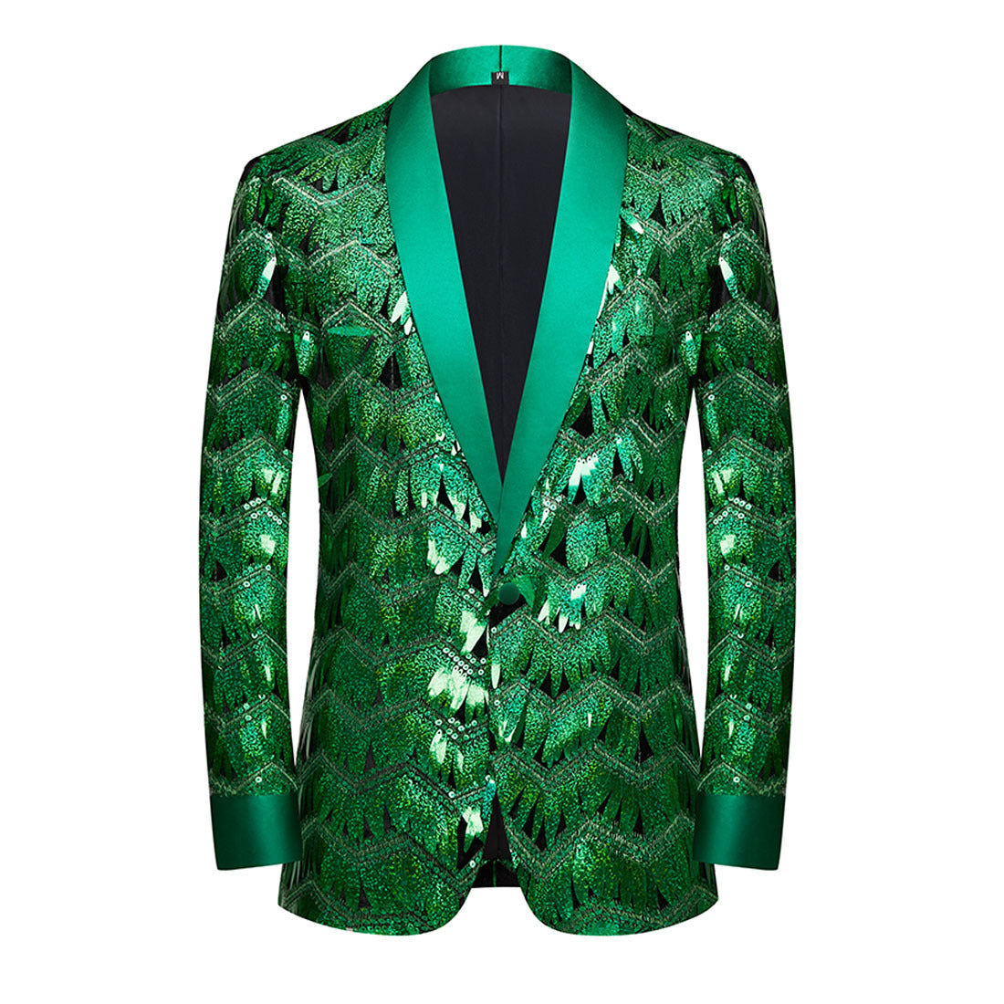 Men's Jazz Dance Costumes Gold Silver Blue Sequined Singer Host Dancers Performance Blazer Party Ceremonies Bling Coats - Moderndancedress.com
