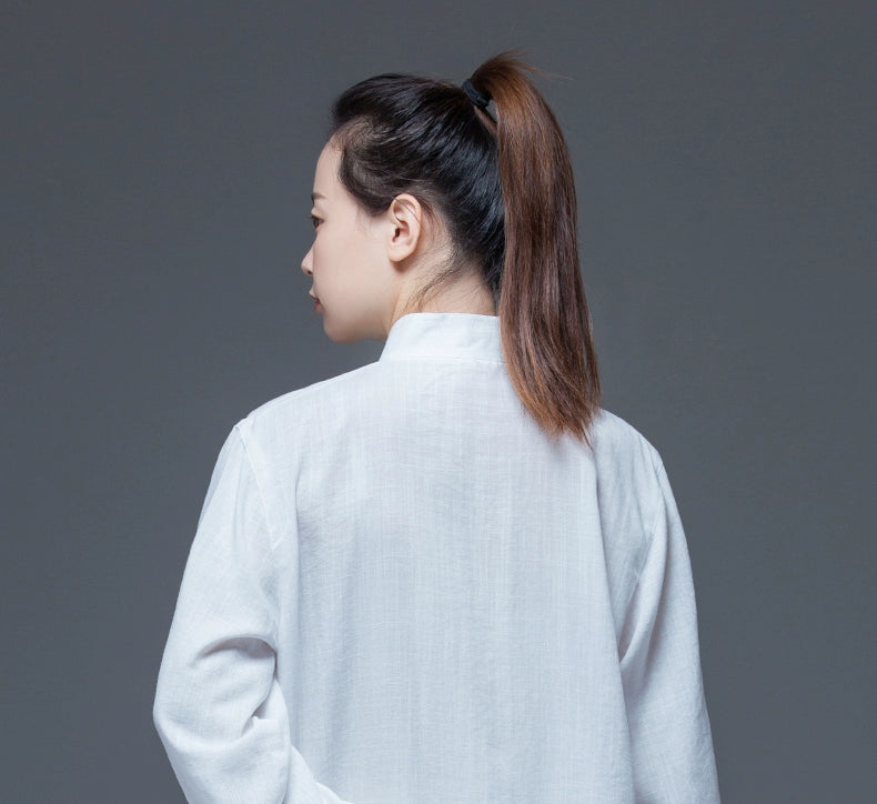 Tai Chi  Clothing for Unisex Cotton and Linen Chinese Kung Fu Uniforms Wushu Martial Art Performance Chang Quan Performacne Clothes - Moderndancedress.com