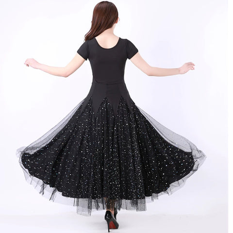 Women's Ballroom Dance Dresses Short skirt, modern dress, ballroom dance, big dress, Waltz skirt, Tango - Moderndancedress.com