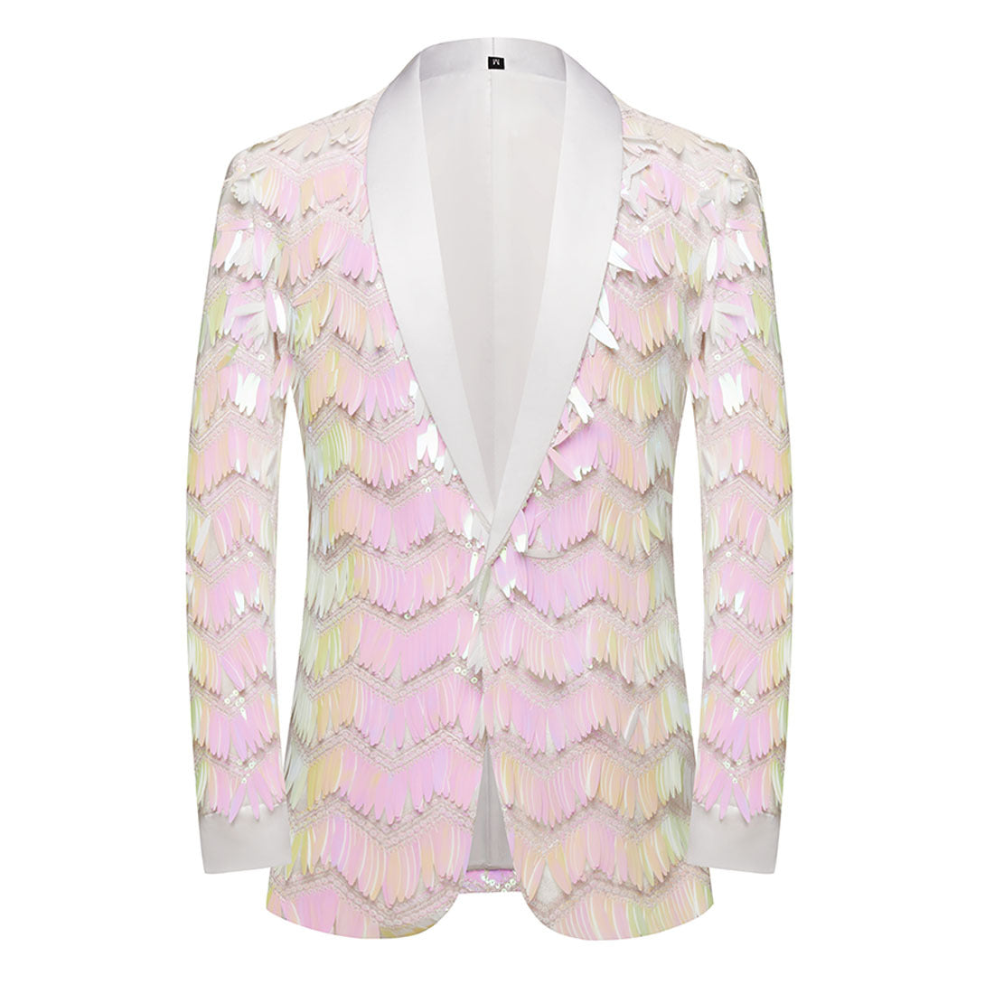 Men's Jazz Dance Costumes Gold Silver Blue Sequined Singer Host Dancers Performance Blazer Party Ceremonies Bling Coats - Moderndancedress.com