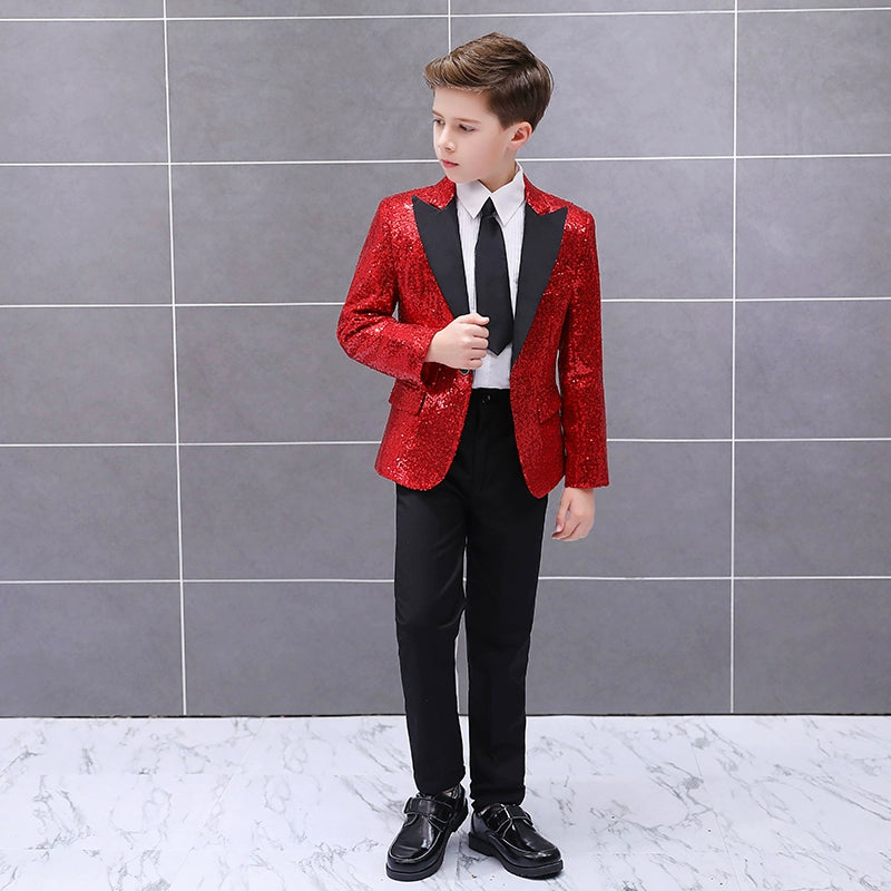 Boys Jazz Dance Costumes dancing piano performances, boys handsome hosting colorful shiny performances, flower children&amp;apos;s dresses - Moderndancedress.com