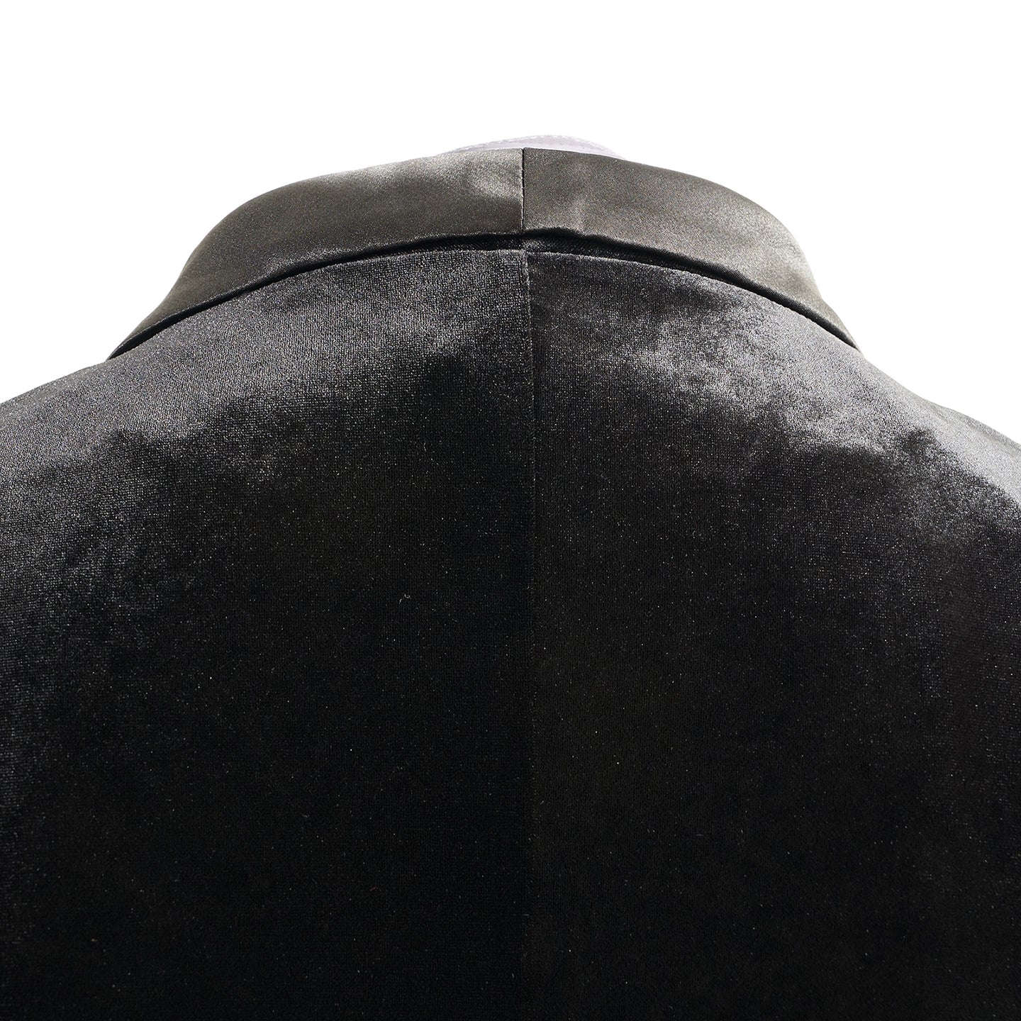 Custom Size Men's Ballroom Latin Dance Blazers Youth Waltz Tango Dance Lapel Collar Coats Elastic Velvet Jacket One Layer