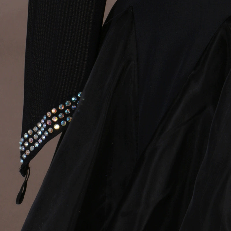 Ballroom Dance Dresses Modern Skirt, National Standard Dance Dress, Waltz Group Performance Costume - Moderndancedress.com