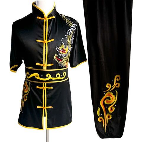 Martial Arts Clothes  Kungfu clothes Wushu costume embroidery dragon men and women long sleeve short sleeve long fist Nanquan exercise costume children Tai Chi costume competition performance Costume