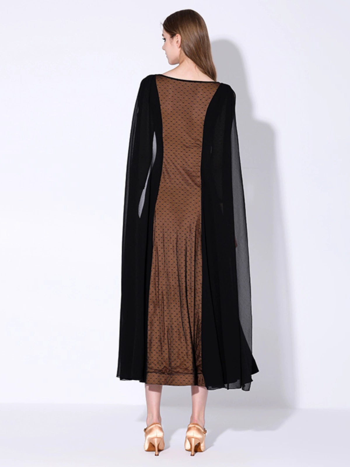 Modern Ballroom dance dress national dance costume design sense crystal linen cotton - Moderndancedress.com