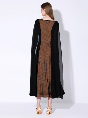 Modern Ballroom dance dress national dance costume design sense crystal linen cotton - Moderndancedress.com