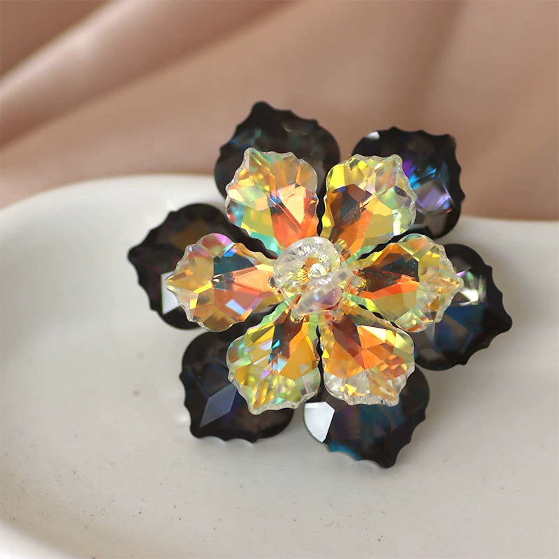 DIY dance clothes headdress bling gemstones flowers bling rhinestone for bag shoes  wedding party clothes jewelry accessories size 5cm - Moderndancedress.com
