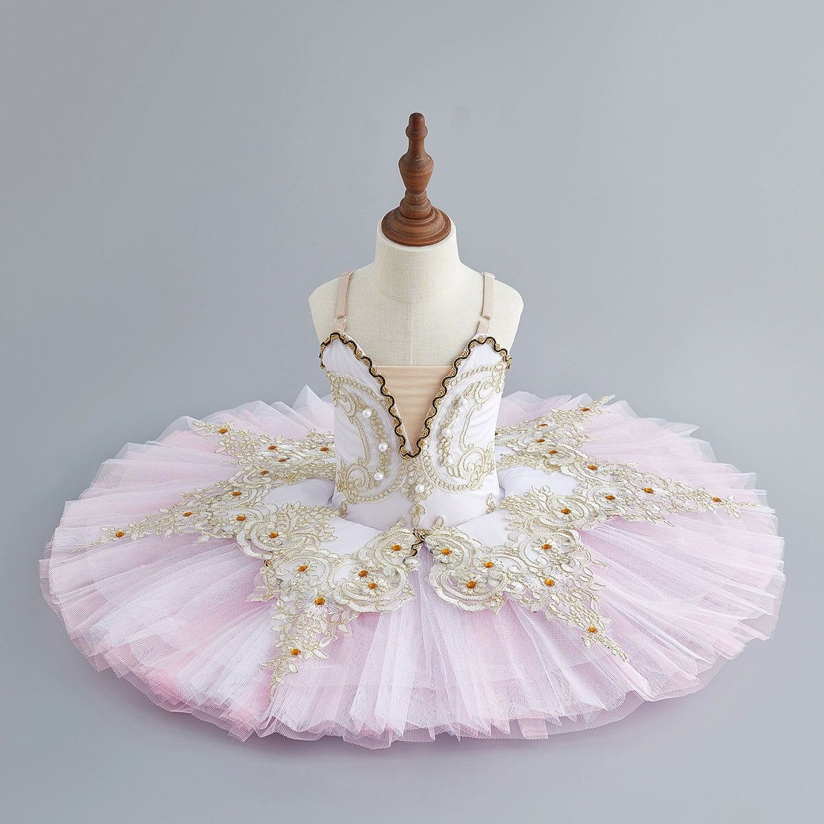 Children Green pink ballet dance dress kids ballerina tutu skirts sleeping beauty girls performance clothes Swan Lake flat tutu - Moderndancedress.com