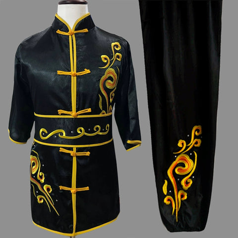 Martial Arts Clothes  Kungfu clothes Wushu costume embroidery dragon men and women long sleeve short sleeve long fist Nanquan exercise costume children Tai Chi costume competition performance Costume