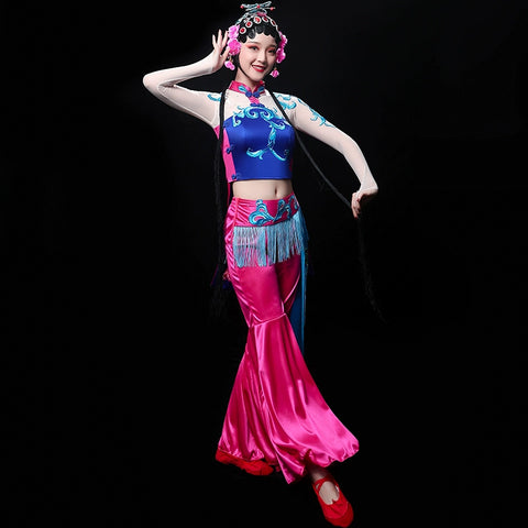 Chinese Folk Dance Costume Classical Dance Costume National Opera Costume Peking Opera Henan Opera Opera Opera Opera Opera Opera Costume Fashionable Chinese Style