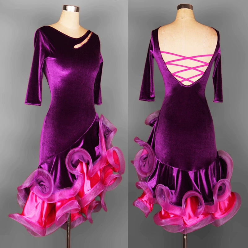 Latin Dance Costume Latin dance dress for women to customize professional Latin dance competition dress Latin Dance Dress