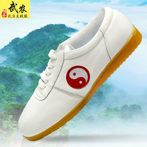 Tai Chi shoes, soft cowhide, beef tendon bottom, breathable soft bottom Taijiquan shoes, training shoes, men's and women's martial arts shoes.