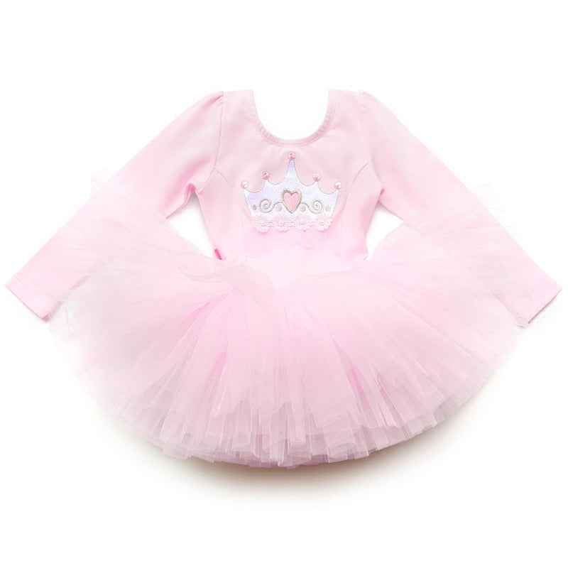 Long-sleeved children's ballet dress children's exercise clothes long-sleeved suit grading suit ballet skirt