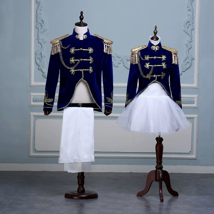 Men's and women's military band uniforms cosplay sailor clothes photo studio photo stage costumes British style naval military dress suit - Moderndancedress.com