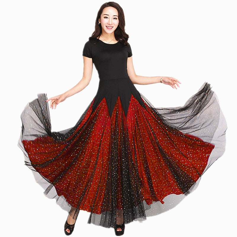 Women's Ballroom Dance Dresses Modern dress, gown, Waltz dress, national standard