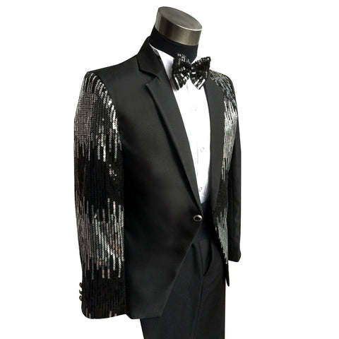 Men's costumes, stage costumes, imported Satin sequins, men's dresses, suits and suits.