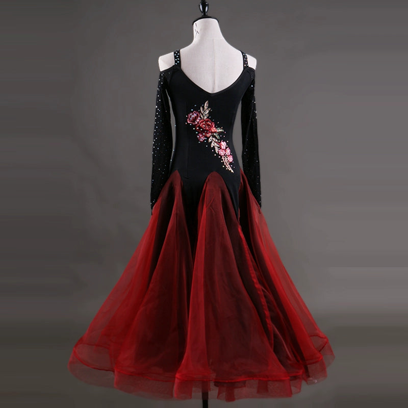 Ballroom Dance Dresses ballroom dance competition dress modern dance skirt national standard dance show skinny dress - Moderndancedress.com
