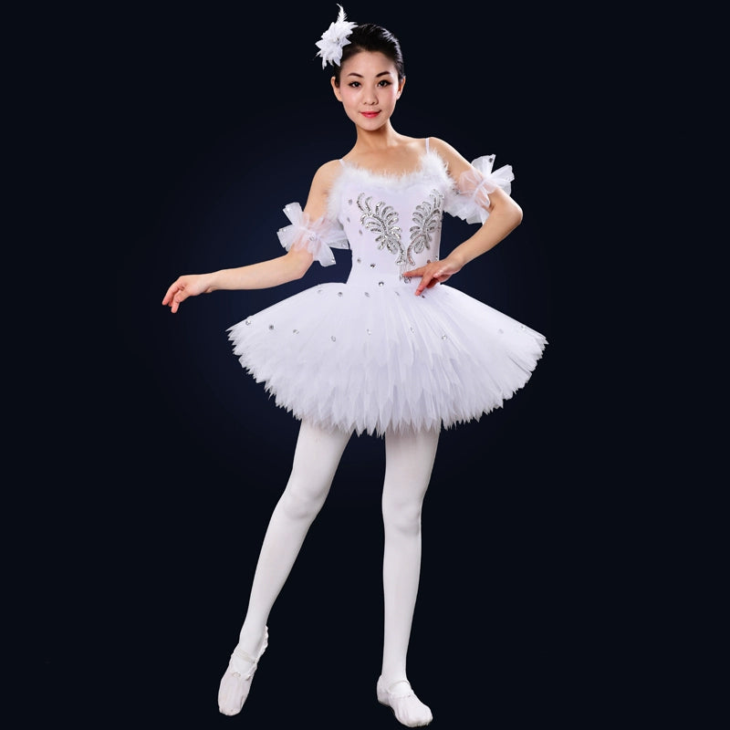 Children's performance ballet dresses, adult ballet costume, gown, sling, skirt, skirt.