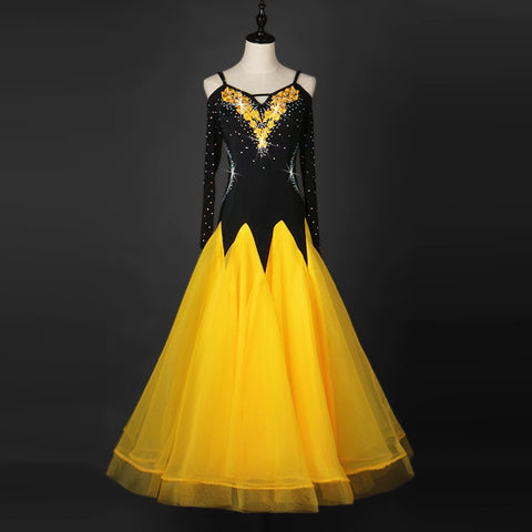 Ballroom Dance Dresses Waltz Show Dresses for Modern Dance Competition Dresses for National Standard Dance Dresses - 