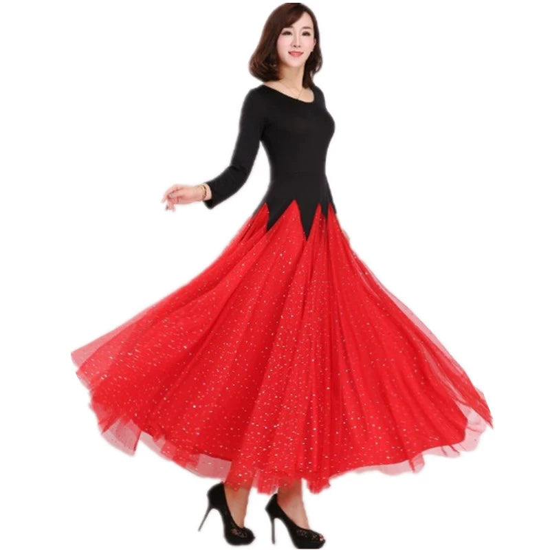 Women's Ballroom Dance Dresses Modern dresses, dresses, dresses, dresses, dresses, national standard dresses, Waltz dresses, and Tango dancing