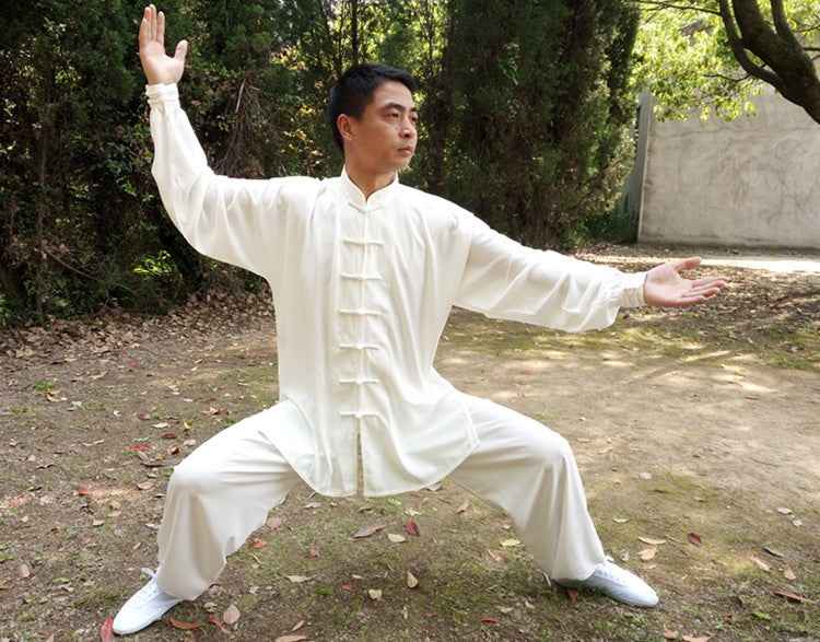 Adult children cotton Tai chi Uniform kids Martial arts Suit chinese Kung fu Wushu Clothes taiji quan clothing jacket+pants - Moderndancedress.com