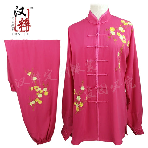 Chinese Martial Arts Clothes Kungfu Clothe  Tai Chi costume embroidery peony butterfly plum blossom Phoenix tailor-made