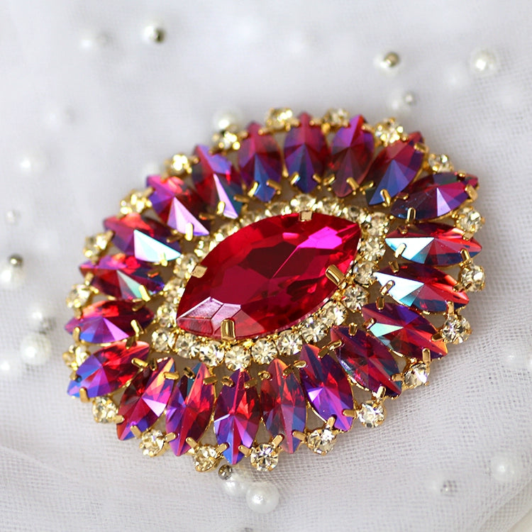 DIY Rhinestones for Dance headdress party dress performance clothes hand-sewn corsage for neckline chest shoe bag jewelry accessories - Moderndancedress.com