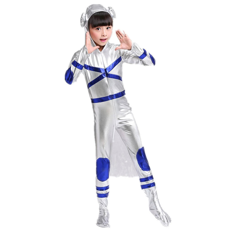 Children sAnimation Drama Robot Stage Cartoon Show Clothes Children&amp;apos;s Astronaut Space Suit Modern Dance Show Clothes - Moderndancedress.com