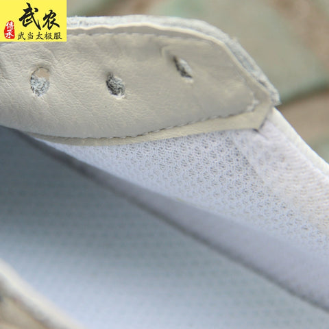 Tai Chi shoes, soft cowhide, beef tendon bottom, breathable soft bottom Taijiquan shoes, training shoes, men's and women's martial arts shoes. - Moderndancedress.com