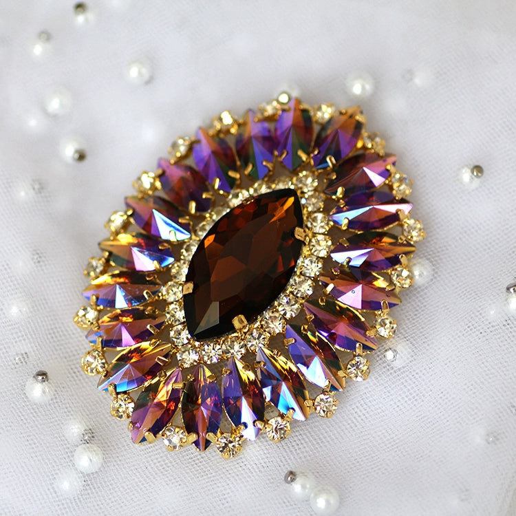DIY Rhinestones for Dance headdress party dress performance clothes hand-sewn corsage for neckline chest shoe bag jewelry accessories - Moderndancedress.com