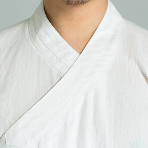 Tai Chi clothing men's clothing linen exercise clothes women's robes costumes oblique collar suits performance martial arts clothing - Moderndancedress.com