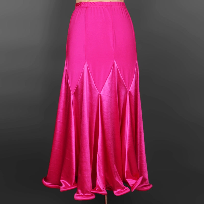 Ballroom Dance Dresses Modern Half-length Skirt Exercise Skirt National Standard Skirt Modern Skirt Sweater Skirt