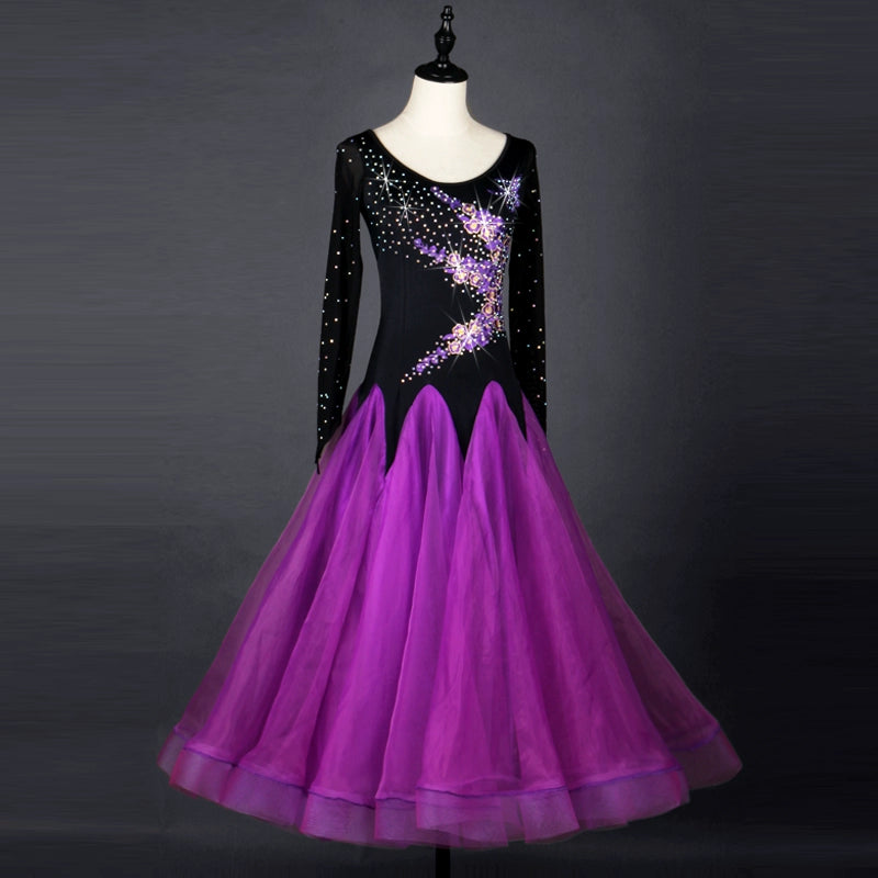 Ballroom Dance Dresses Modern Dance Show Dresses, Friendship Dance Dresses, High-end National Standard Dance Competition Dresses, Group Show Dresses - Moderndancedress.com