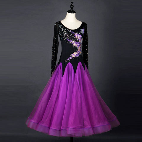Ballroom Dance Dresses Modern Dance Show Dresses, Friendship Dance Dresses, High-end National Standard Dance Competition Dresses, Group Show Dresses - Moderndancedress.com