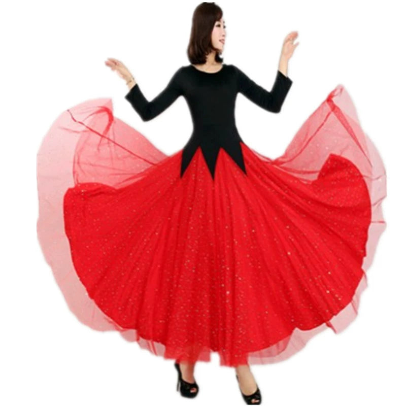 Women's Ballroom Dance Dresses Modern dresses, dresses, dresses, dresses, dresses, national standard dresses, Waltz dresses, and Tango dancing