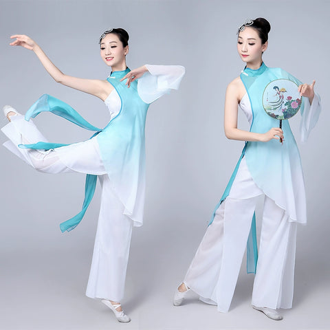 traditional chinese folk dance costume for woman dance costumes kids costume yangko girl children dress women yangge clothing - 