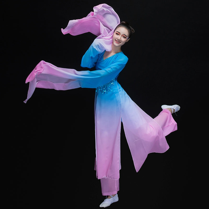 Chinese Folk Dance Costumes Watersleeve Dance Classical Dance Costume Dance Cool Dance Modern Dance Costume Adult Women - 