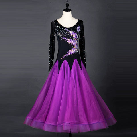 Ballroom Dance Dresses Modern Dance Show Dresses, Friendship Dance Dresses, High-end National Standard Dance Competition Dresses, Group Show Dresses - Moderndancedress.com