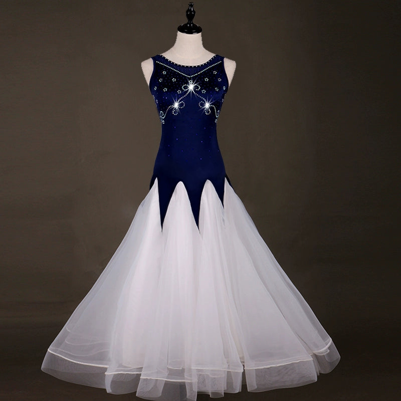 Ballroom Dance Dresses Modern Dance Competition Performing Clothes, Social Dance, Big Dress, Waltz Skirt - Moderndancedress.com