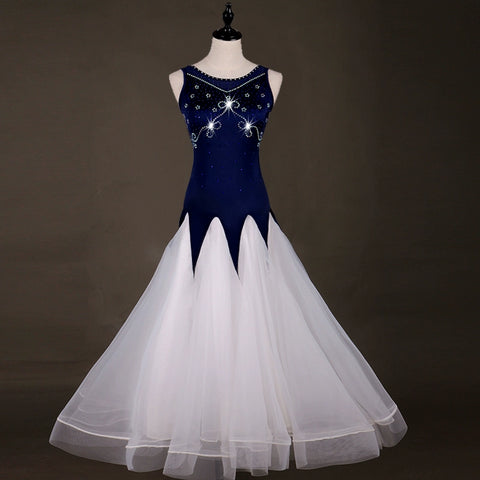 Ballroom Dance Dresses Modern Dance Competition Performing Clothes, Social Dance, Big Dress, Waltz Skirt - Moderndancedress.com